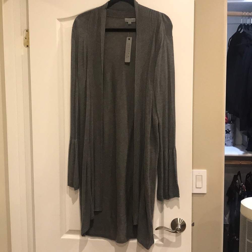 Long gray cardigan!